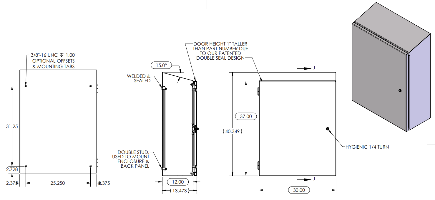 XSF363012H15_Drawing