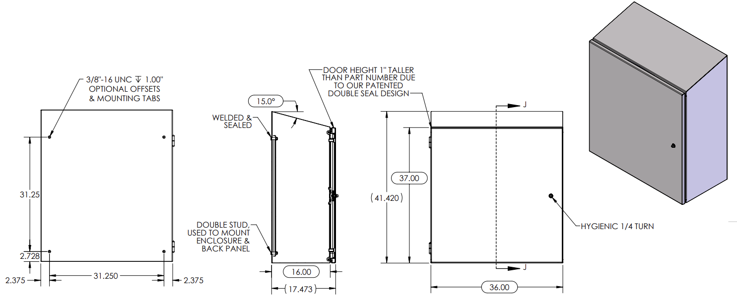 XSF363616H15_Drawing