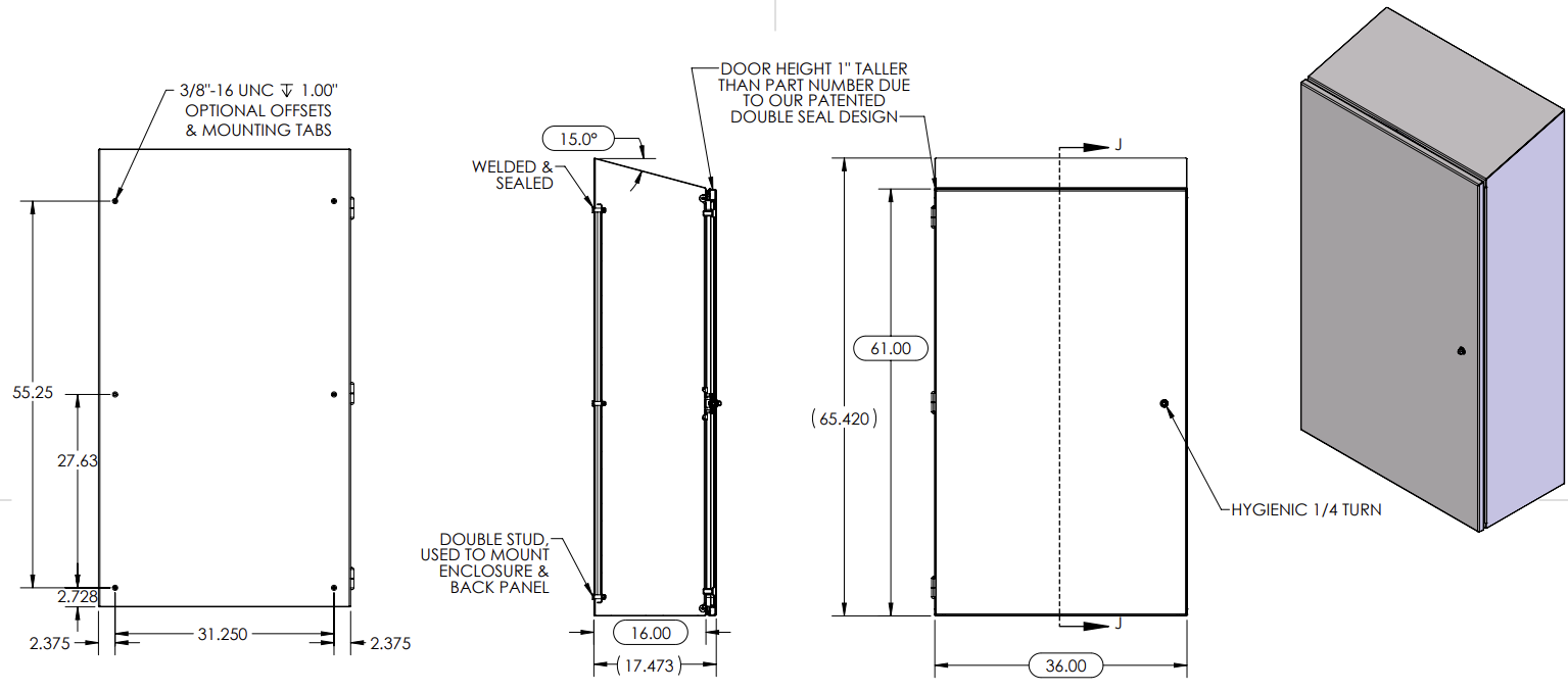 XSF603616H15_Drawing